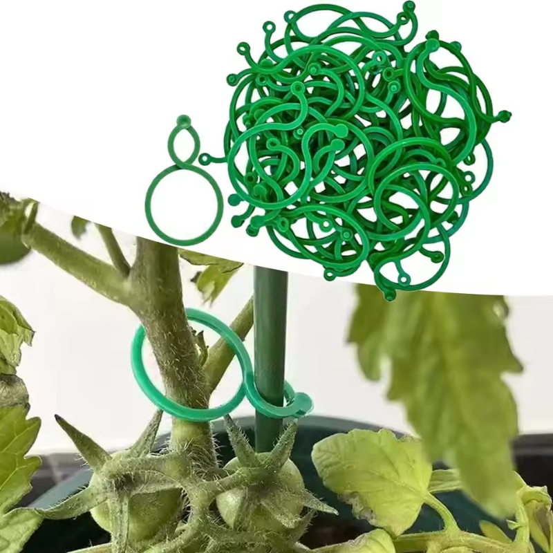 Vine Climbing Plastic - 50-400개 식물 지지 클립, 내후성 플라스틱