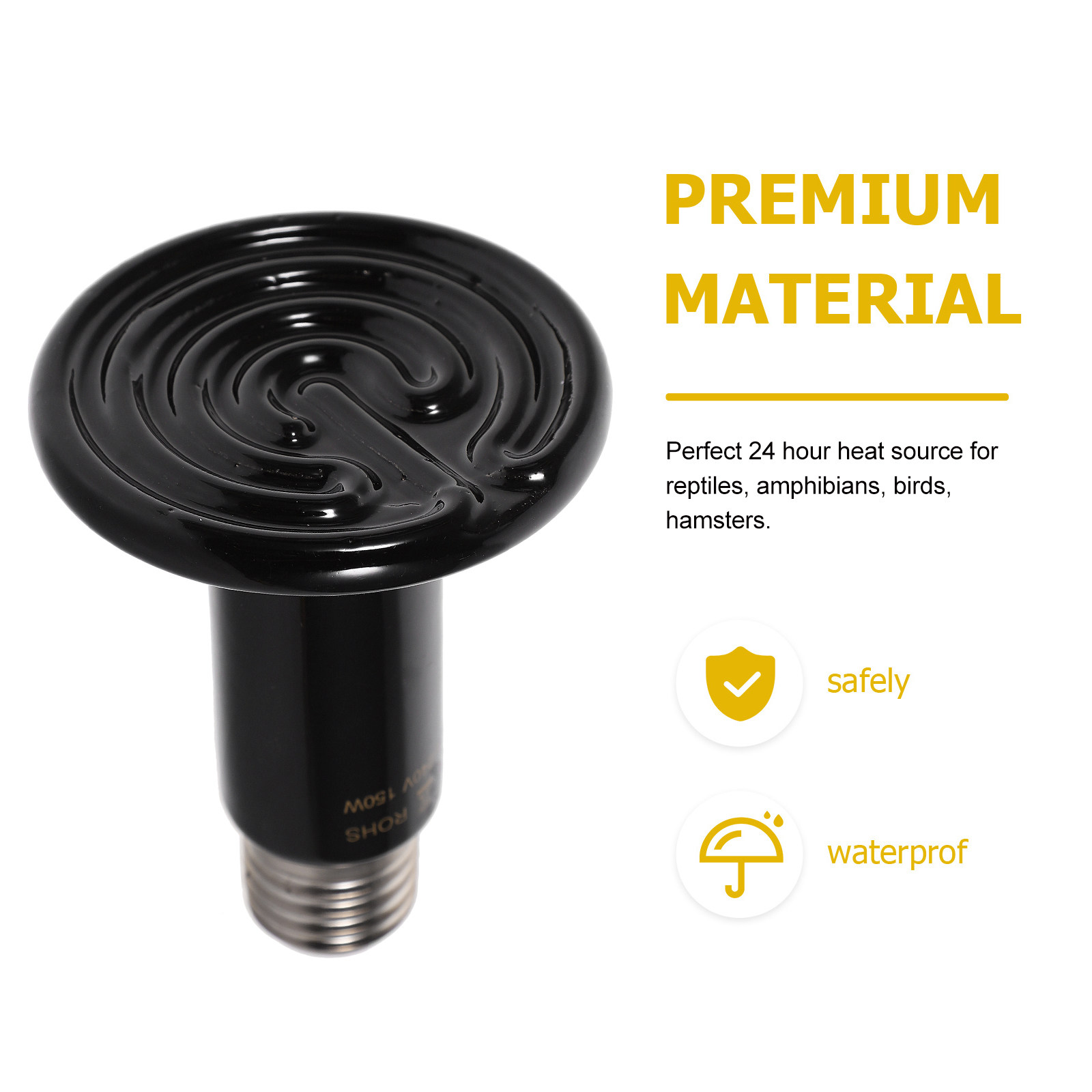 1개입 파충류 열 에너지 절약 램프 세라믹 전구 발열체 - Ceramic Heat Emitter 리뷰 및 가격