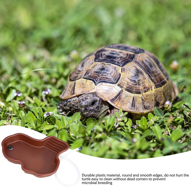 거북이 먹이 접시 램프와 Basking 테라스가있는 파 - Water Dish Reptile 리뷰 및 가격