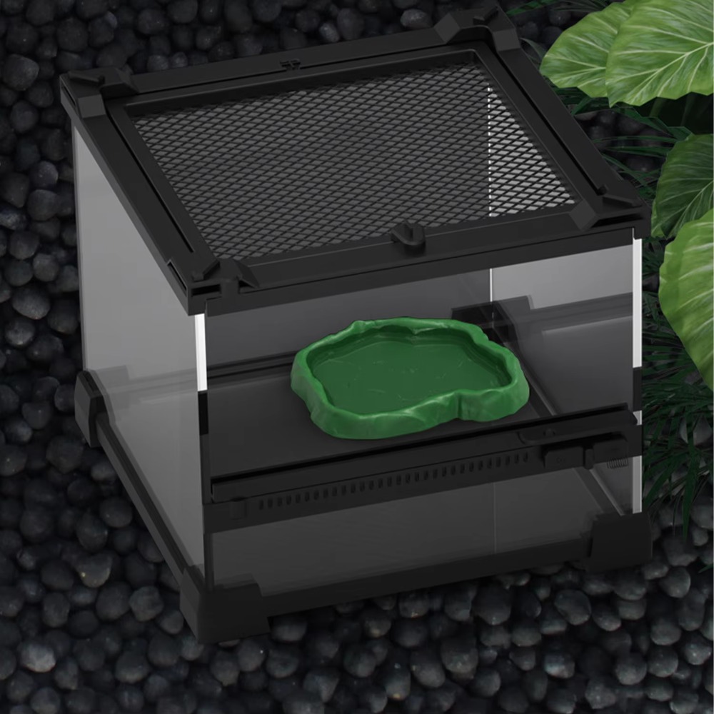 새로운 ABS 레진 파충류 먹이통 돌 질감 모조석 디자 - Water Dish Reptile 리뷰 및 가격