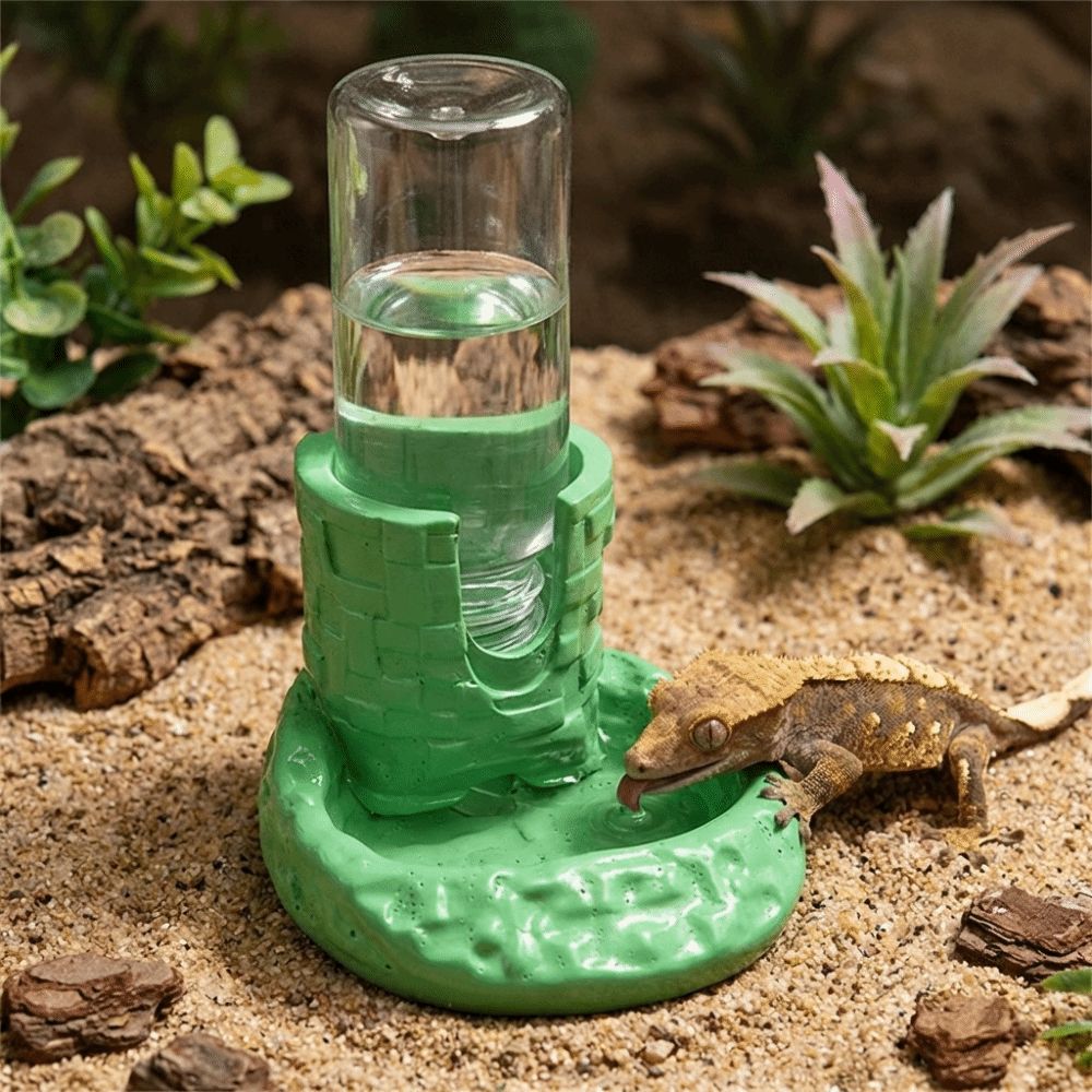 플라스틱 파충류 물통 이동식 안정적인 자동 물통 미끄럼 - Water Dish Reptile 리뷰 및 가격