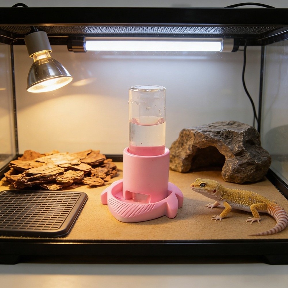 플라스틱 파충류 물통 이동식 안정적인 자동 물통 미끄럼 - Water Dish Reptile 리뷰 및 가격