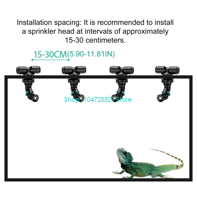 D8KF 열대우림 탱크 안개 분무기 노즐 360° 조절 - Misting Nozzle Reptile 리뷰 및 가격