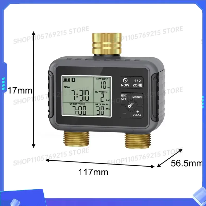 정원용 스마트 워터 컨트롤러 관개 타이머 방수 이중 콘 - Timer Dual Outlet 리뷰 및 가격